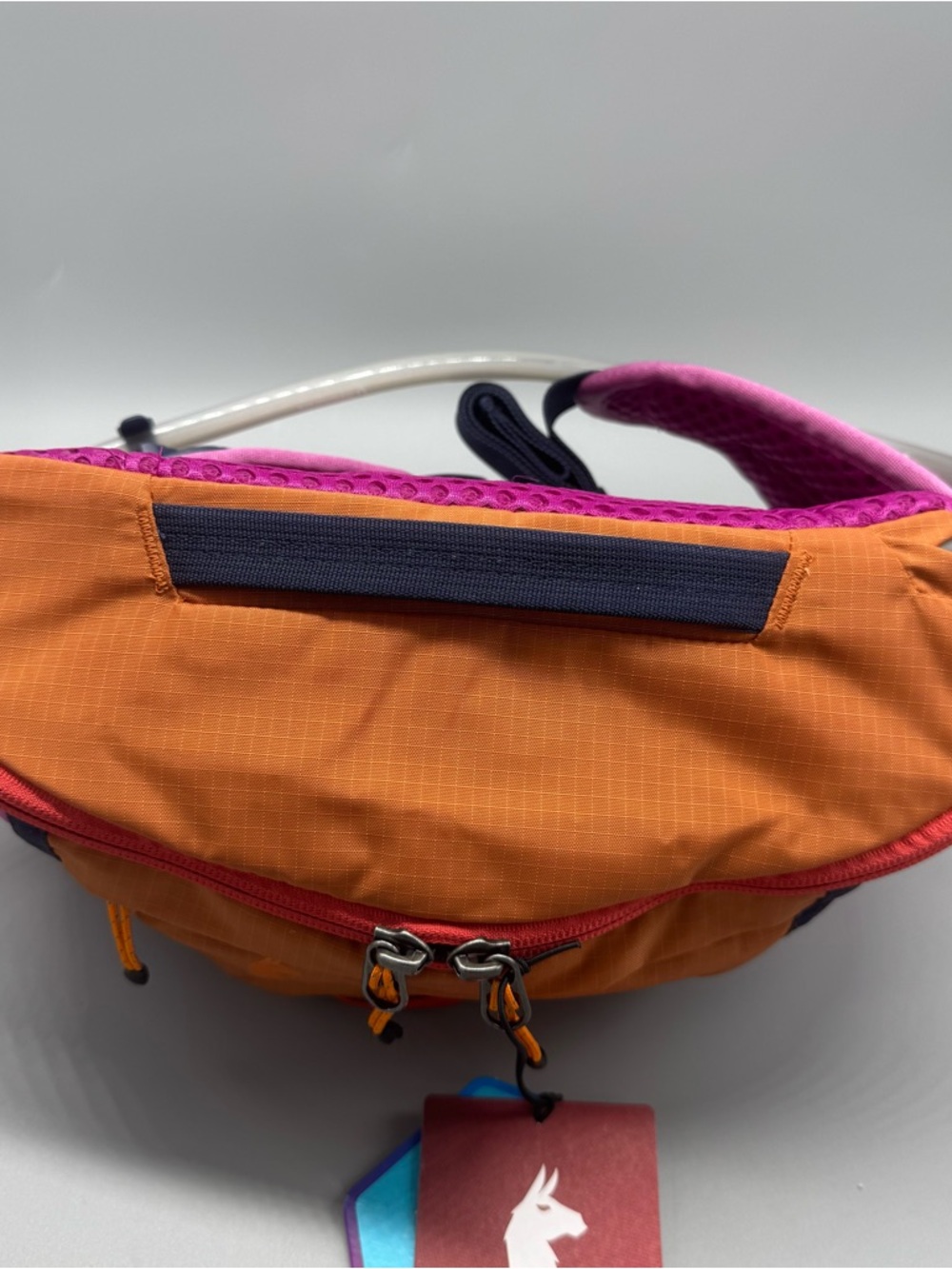 NEW Cotopaxi Lagos 5L Hydration Hip Pack 2L Bladder Mezcal Foxglove Orange Pink - Picture 8 of 14